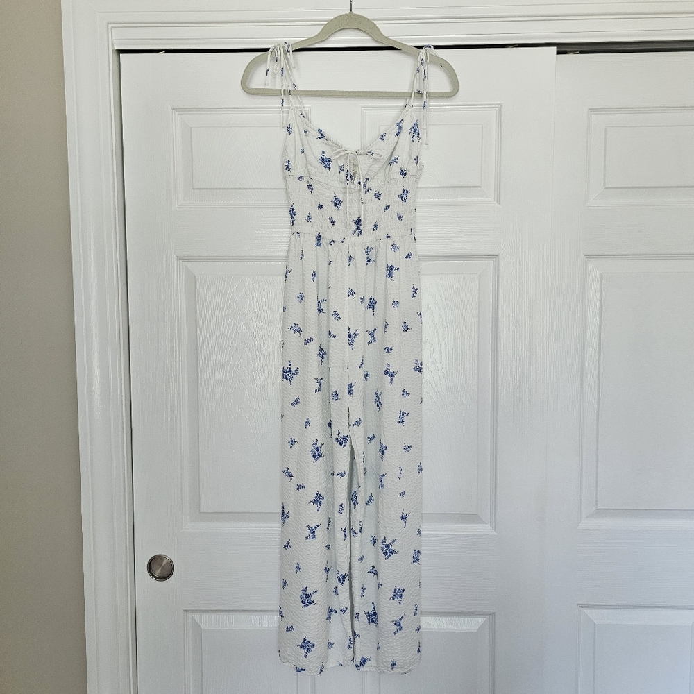 H&M Pull On Floral Jumpsuit